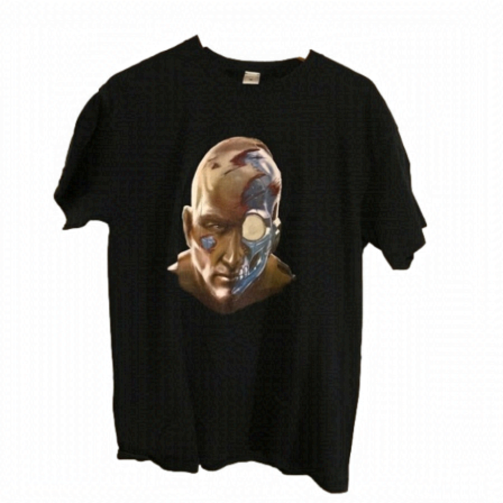 Men's L Black Tee! Graphic Ad Costume Co. Unisex.